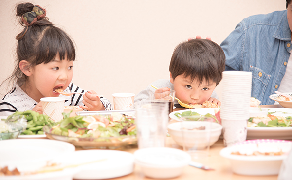 よく噛んで食べよう