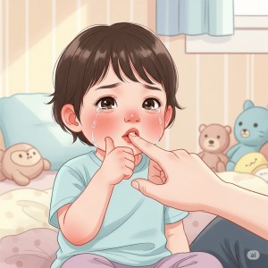 指しゃぶりする子ども