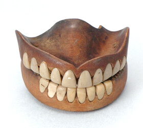 Wooden dentures